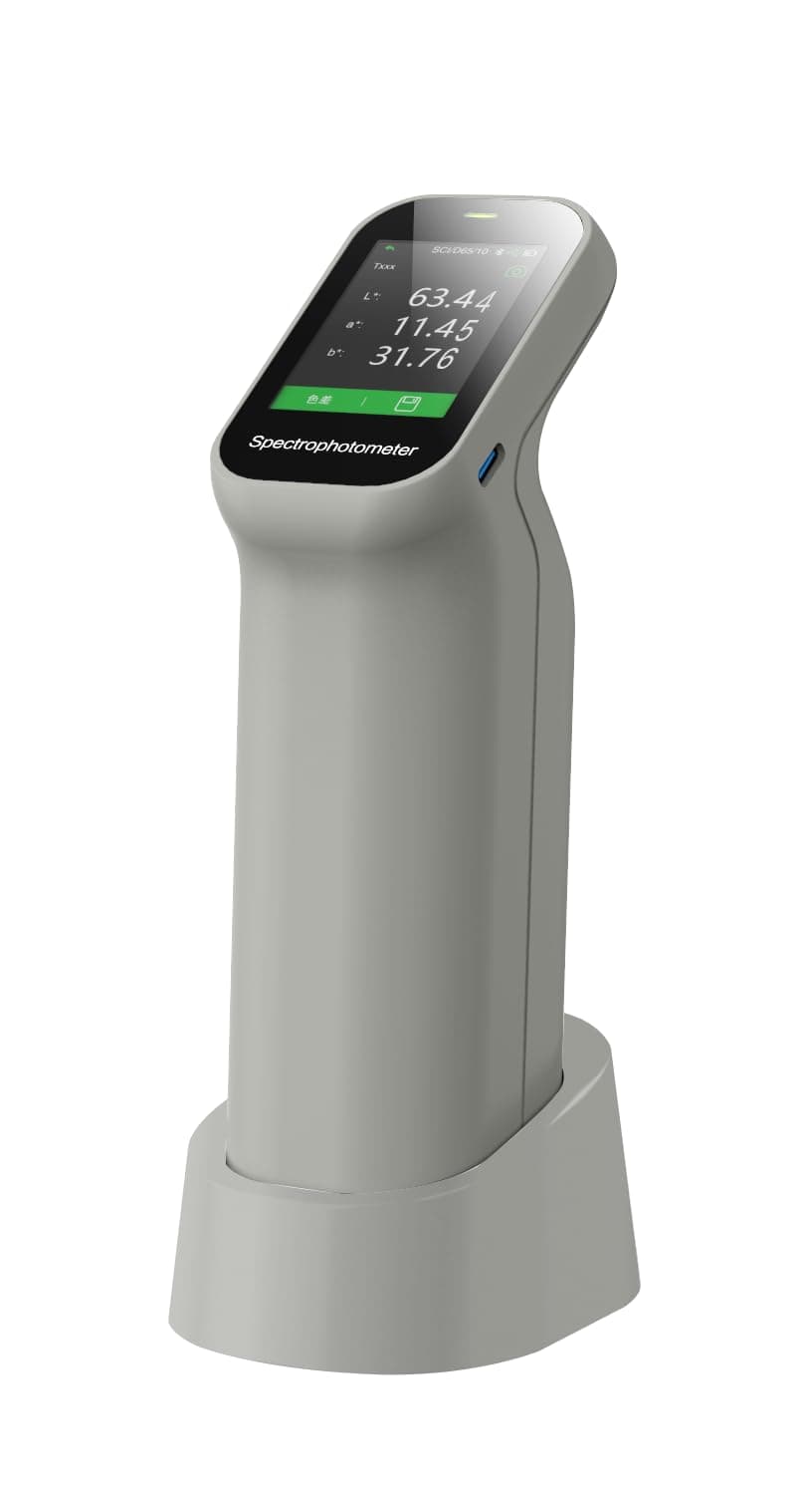 Portable Touch Screen Digital Colorimeter DS-200 Color Meter Color Analyzer Tester, Aperture: 6mm,D/8,SCI,RGB,Lab,Reflectance,LCh,Hunter Lab,WI,YI, USB Software