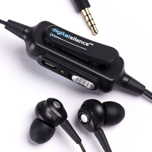 DS101A-Black Analog Ambient Noise Cancelling Ear Buds