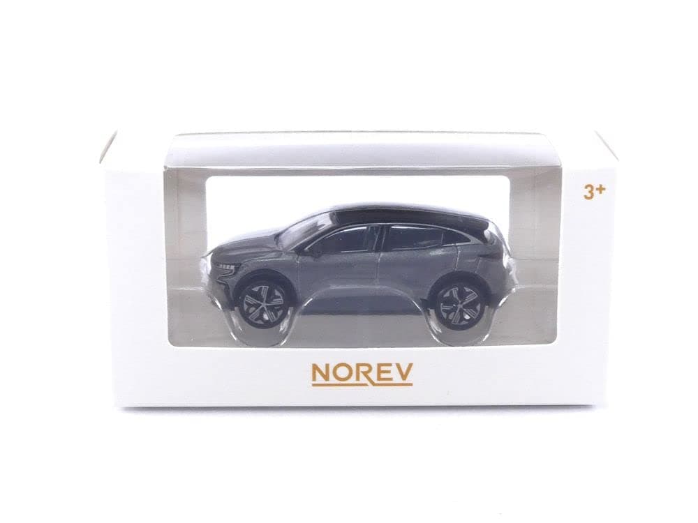 NorevRenault Megane E-Tech 100% Electric 2022 Shadow Grey & Black 1:64