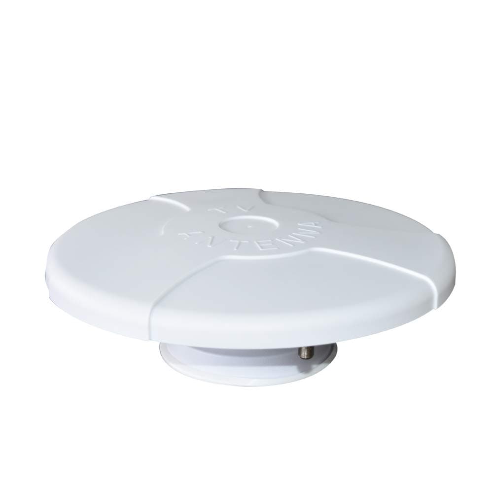 Luxtronic Long-Rang UFO Digital Magnetic Base HDTV Antenna - for RV Trailer Truck Caravan Boat (White)