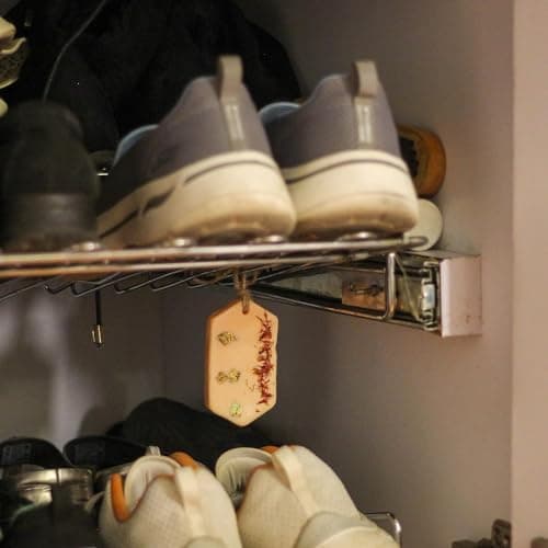 Sachet Tablet Handmade Wax Sachet Lavender Scents Home Fragrance for Air Freshner, Wardrobe Freshener, Closets, Drawers, Cupboards, Car, Shoes Racks, Kitchen (Lavender Pack of 5)