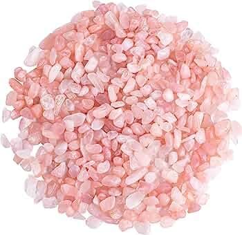 Natural Raw Rose Quartz Pure/Rough Stone Crystal Pure Chips For Vastu,Crystal Healing,Spirituality,Business Success,Money Abundance&Prosperity(100 Grams)(Pure Rose Quartz Chips)