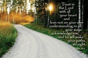 Pass It On Message Cards...Trust in the Lord... Package of 25