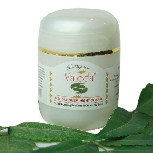 Valeda Herbal Neem Night Cream - Superior Moisturizer for Rejuvinating The Skin - Clinically Proved