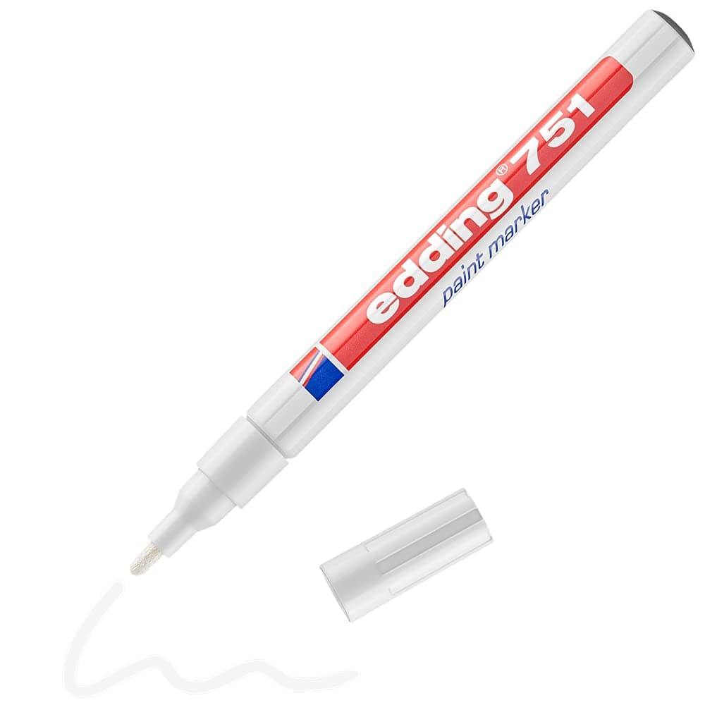 Marker 751 Paint Line Width: 1-2 mm White