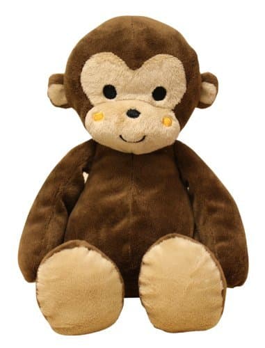 Plush Monkey Ollie, Brown 8 Inch (Pack of 1)
