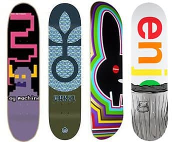 4 Toy Machine Habitat Popwar Enjoi 8.25 Skateboard Deck Lot