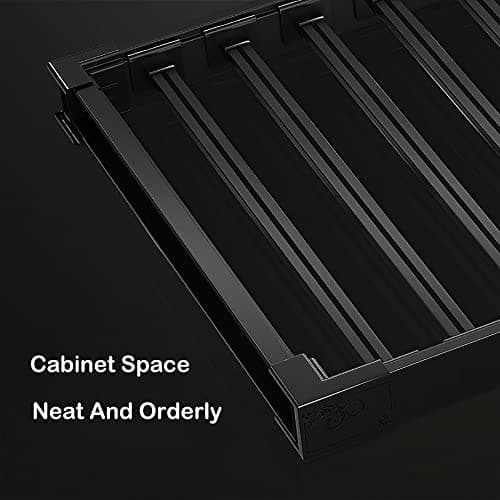 Pull Out Trousers Rack Clothes Organizers Extendable Trousers Rack Wardrobe Pull-Out Trousers Rack For Closet Clothes,Space Saving And Storage (Color : Wit, Size : S)