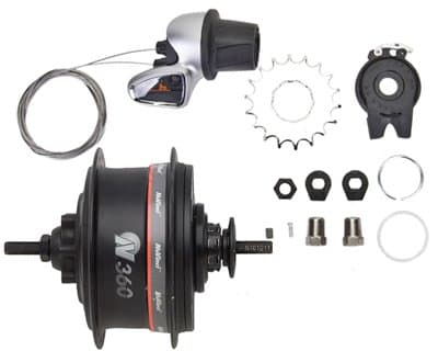 HUB Black Rear NUVINCI VARsp N360 DISC 32 Black