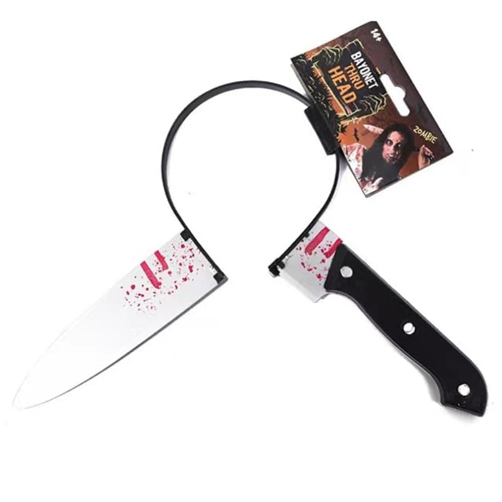 Knife Headband Cleaver Horror Props Funny accessory Halloween knife headband Cosplay Fruit Knife