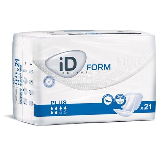 Euron ID Expert Form Plus Size 2 Shaped Incontinence Pads (Anti Leak Cuffs) (21)Formerly Euron Flex Extra