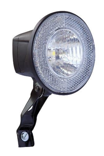 Sport DirectTM Bicycle Bike Cycle Dynamo Front Halogen Headlight 10 Lux Conforms to British Road Traffic Standards BS6102/3 and StVZO German Road Traffic Standards