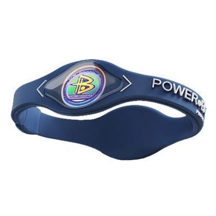 Original Power Balance Silicone Bracelet Navy Blue size Medium
