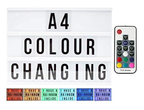 A4 Cinematic Light Box Sign