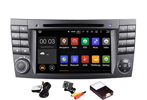 TOOPAI Android 7.1 Car Stereo Head Unit for mercedes benz E Class W211 E320 2002 2003 2004 2005 2006 2007 2008, with DVD Player, GPS Navigation, and Multimedia System