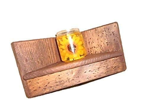 Wooden Corner Shelf Hidden Compartment