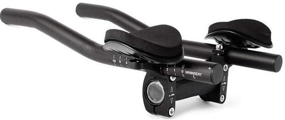 Handlebar Aero Bar Triathlon Time Trial Tri Cycling for Bicycle Rest Handlebar, Mountain Bike or Road Bike Aluminum Alloy Updated Version