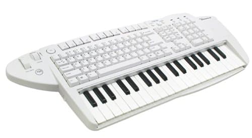 Creative Labs Creative Prodikeys Music and PC Keyboard, PS, 37 Touch Sensitive Music Keys, Full Featured Ergonomic PC Keyboard