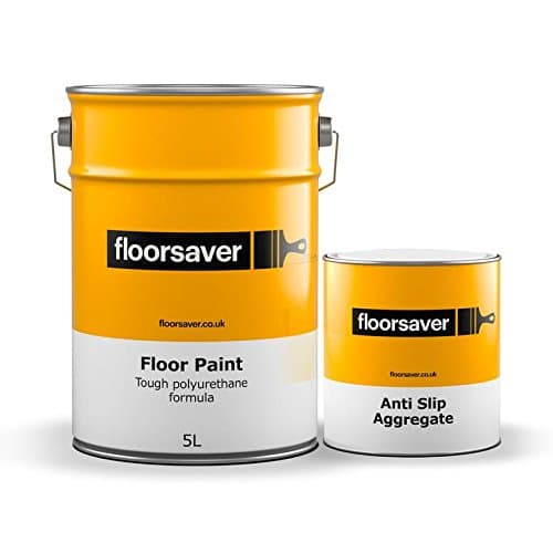 Concrete Floor Paint Matt by floorsaver | Anti Slip | Tile Red | 5 litres