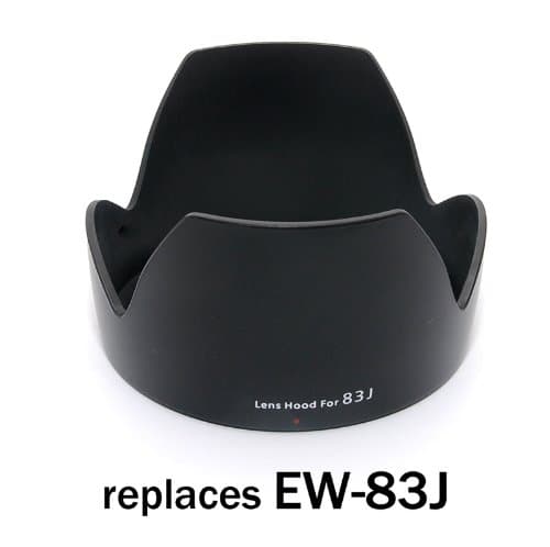 EasyFoto Lens Hood for Canon Canon EF-S 17-55mm f/2.8 IS USM lens, replaces EW-83J