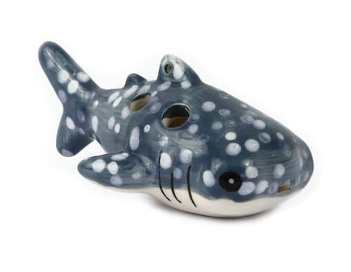 TNG Grey Whale 6 Hole Ceramic Ocarina, , 3.54 x 2.36 x 0.98
