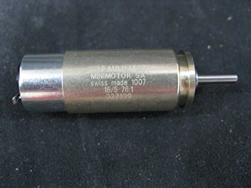 Takeout 3-24VDC Swiss Made Gear Motor Assembly. 75 to 654 RPM. FAULHABER 1624E024S