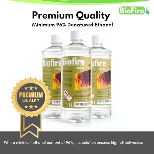 PREMIUM BIOETHANOL FUEL FOR FIRES, Bio ethanol Liquid fuel for bioethanol fires (48L)