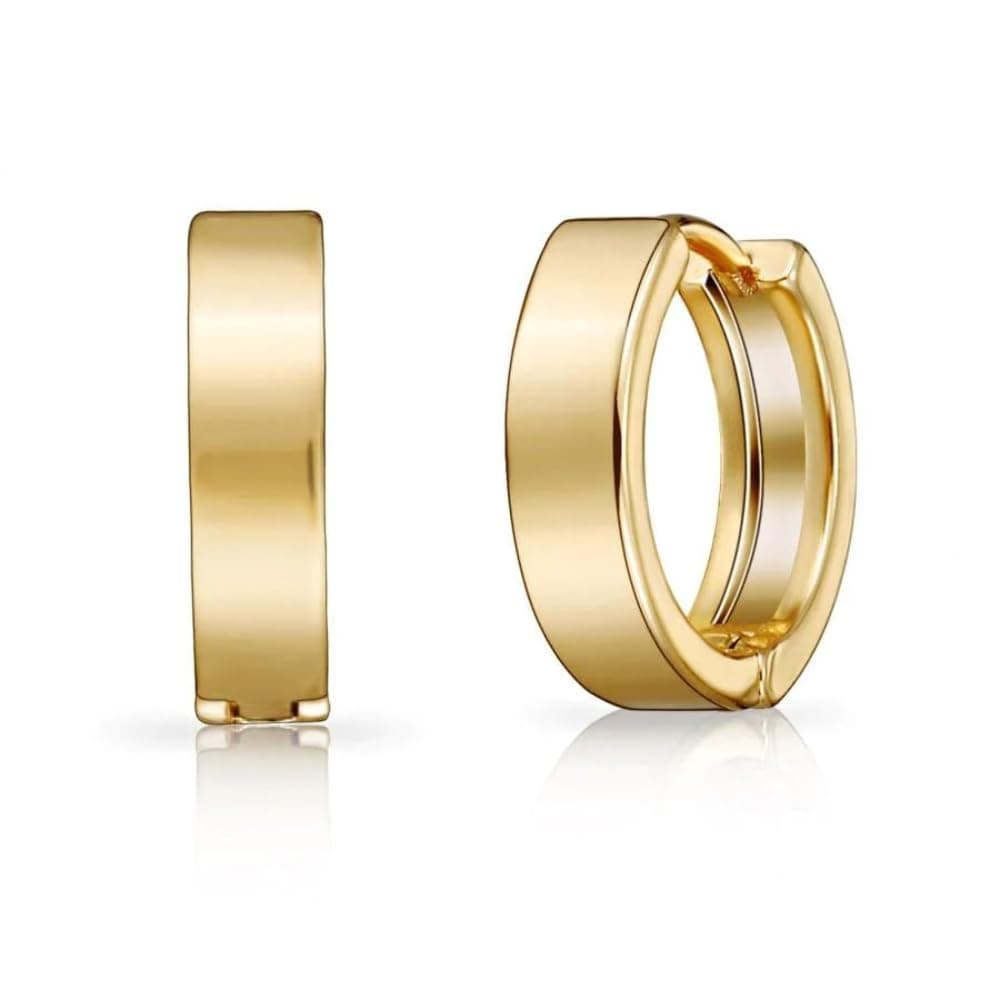Philip Jones 18k Gold Plated Huggie Earrings