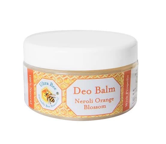 Naturally Bee Beautiful 100% Natural Deodorant Balm/odour eliminator Balm with Neroli (Orange Blossom) 100ml