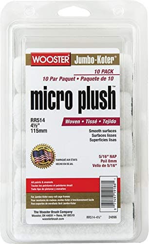 WOOSTER 4-1/2" Jumbo-KOTER MICROPLUSH 10PK Mini Roller