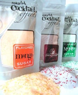 rokz Summer Drink Rimmers -Sugars in Mojito, Pomegranate & Mango (Set of 3)