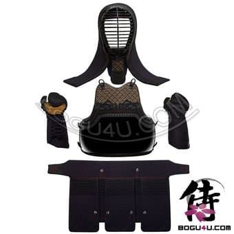 (Pbm-06) Pre-Made 4mm Kendo Bogu Set with IBB Black Men!!!
