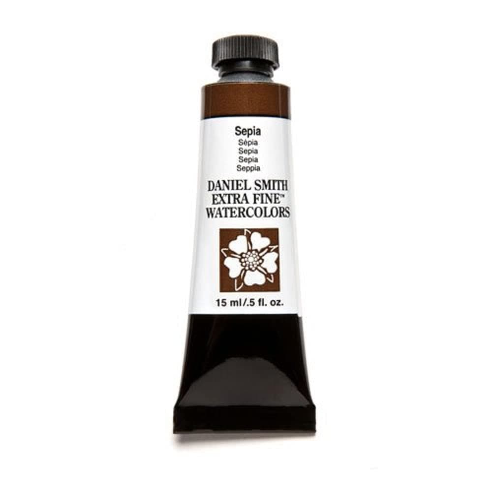Extra Fine Watercolor 15ml Paint Tube, Sepia