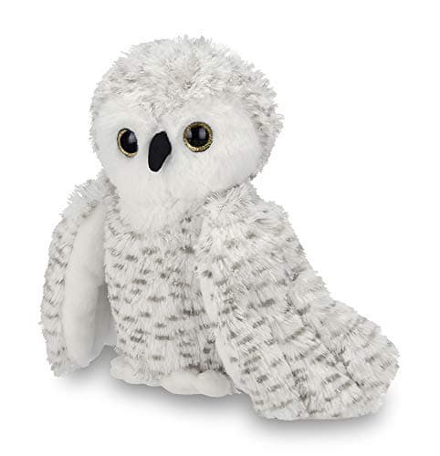 Bearington Owlfred Plush Stuffed Animal White Snowy Owl, 28cm