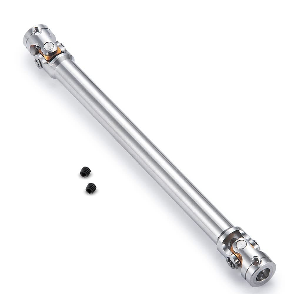 RC-Hub 1Pcs RC Driveshafts Metal Drive Shaft 45-50/47-57/55-67/60-80mm for 1:14 Tamiya Trailer Tractor Truck RC Crawler Car (120-160mm)