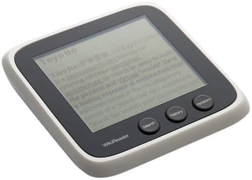 Pandigital Handheld Electronic Encyclopedia (WikiReader)