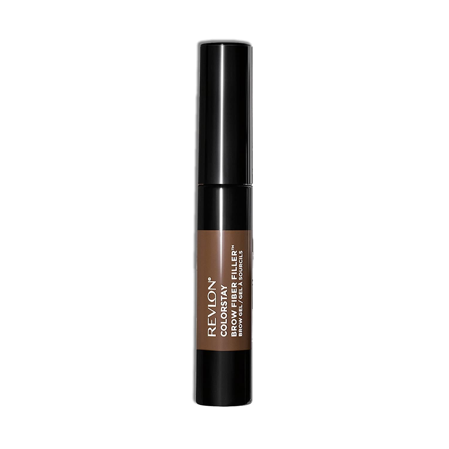 REVLON Colorstay Brow Fiber Filler, Tinted Gel Formula contains brow-building fibers that thicken, fill and define your brows, Medium Brown - (303)