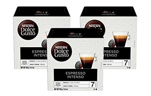 Nescafe Dolce Gusto Coffee Pods, Espresso Intenso, 16 Count (Pack of 3)