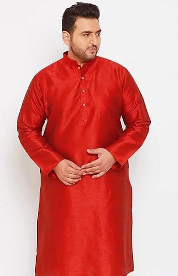 Men's Indian Kurta (Only) Shirt, Suitable with Dhoti Pajama Trouser, Gift