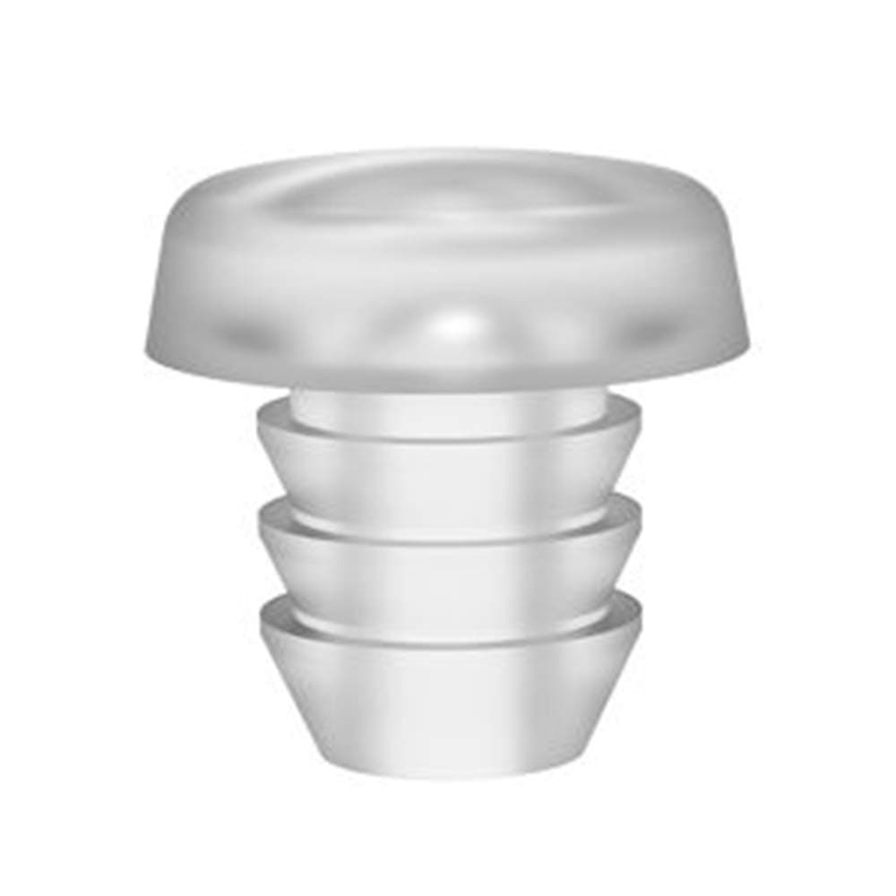 Glass Top Table Bumpers with Stem,Glass Top Rubber Grippers Clear,Glass Table Top Spacers for Patio Table.Soft Steam Bumpers for Glass Table Top.Suitable for 3/16Inch Hole,25Count