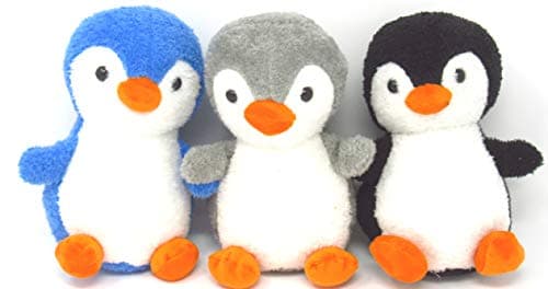 EC Outlets Stuffed Penguin Plush Animal Toy Soft Stuffed Animal Gifts, 3 Packs