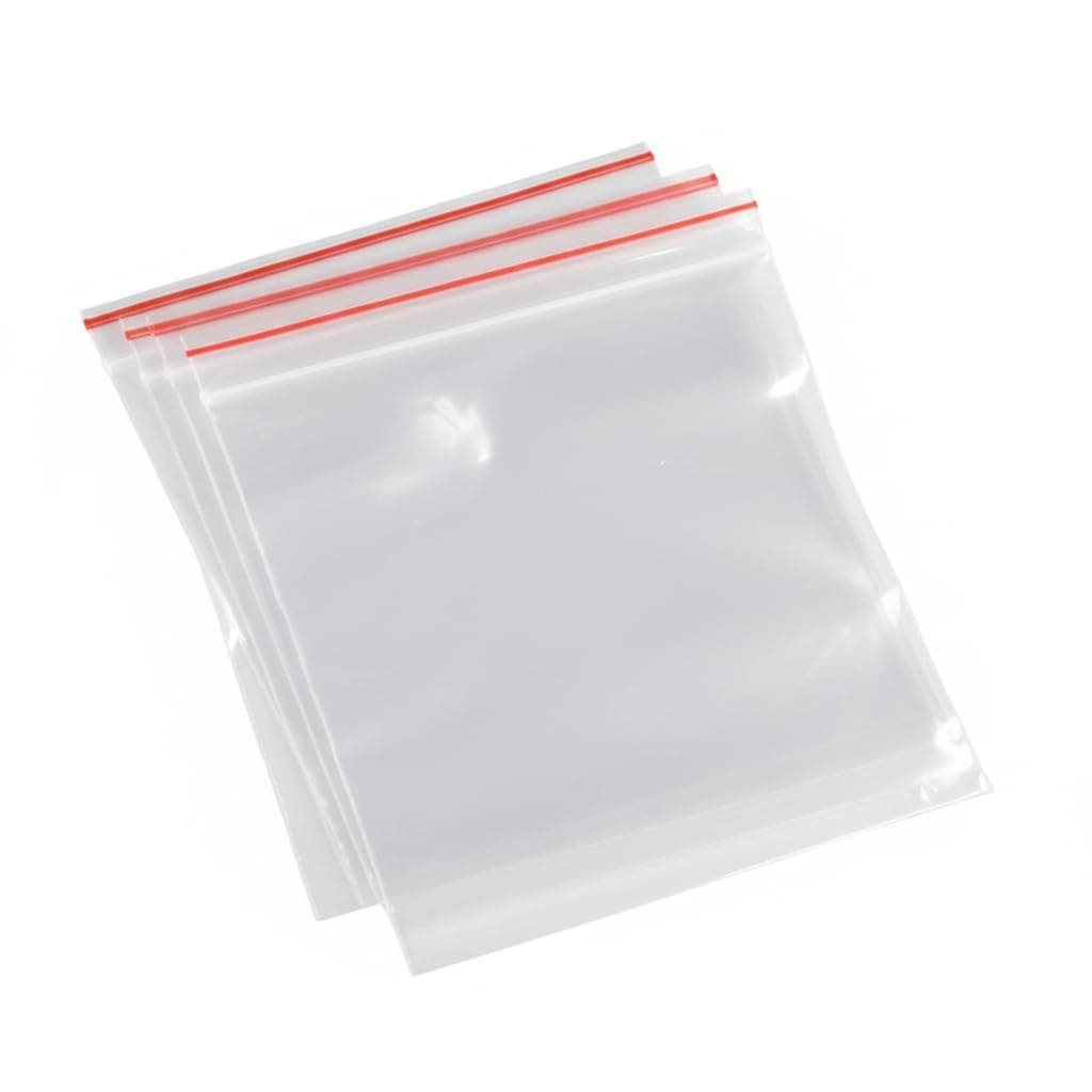 Prokart Ziplock Bags For Storage, Freezer RE-USABLE Ziplock Transparent(10"X14")