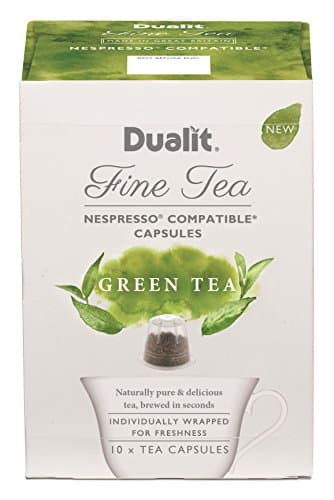 Dualit Fine Tea, Green, 4.2 Ounce 10 Count (Pack of 5)