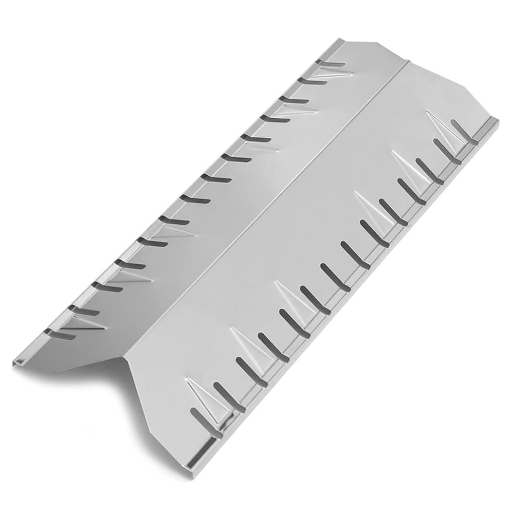 Grill Heat Shield Replacement Parts for Huntington 6301-24, 6300-14, 6301-14, 30040HNT, 24025HNT, Master Forge 30030MSF Broil-Mate Fiesta, Stainless Steel BBQ Heat Plate Tent 19 9/16 inch KS767