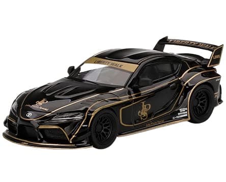 Truescale Miniatures GR Supra LB Works RHD (Right Hand Drive) Black JPS (John Player Special) Ltd Ed to 3600 pcs 1/64 Diecast Model Car by True Scale Miniatures MGT00325