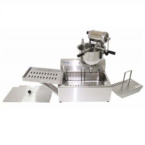 1025 Manual Donut Machine (Depositor & Fryer 220-230V) - Loukoumades Maker (Made in Greece)