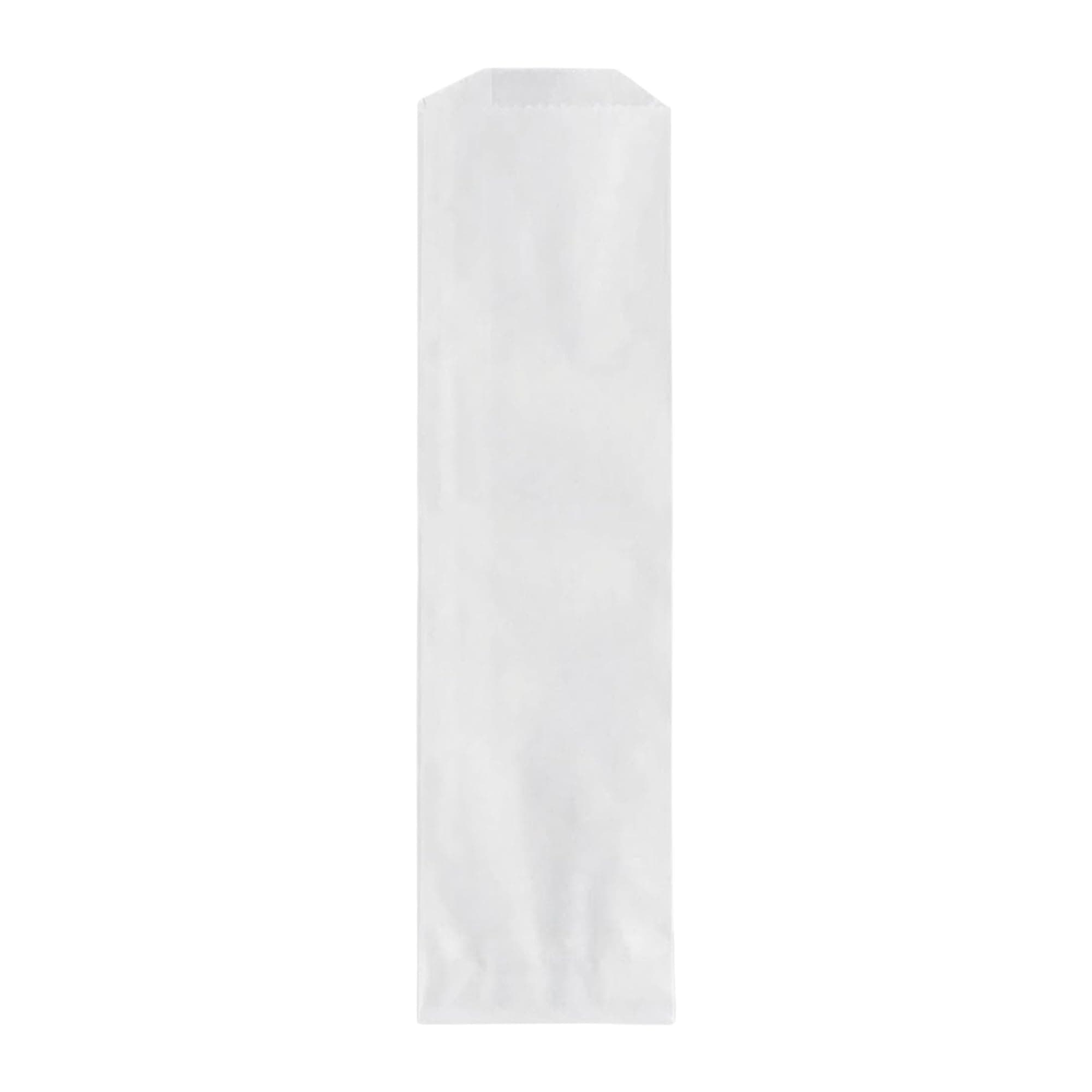 The Baker Celebrations Disposable White Paper Flatware Bags – Made in USA | Cutlery Holders for Restaurants, Catering, Weddings, and Events – Eco-Friendly Utensil Sleeves (Pack of 100)