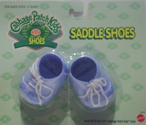 CPK Cabbage Patch Kids Doll Shoes Dolls Blue Saddle Shoes