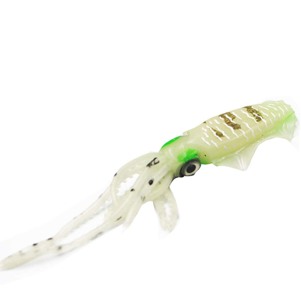 MAMaiuh Fishing Lures Squid Soft Hook Fish Lure Octopus Multineedle Baits Fishing Tackle 9.5CM (D)