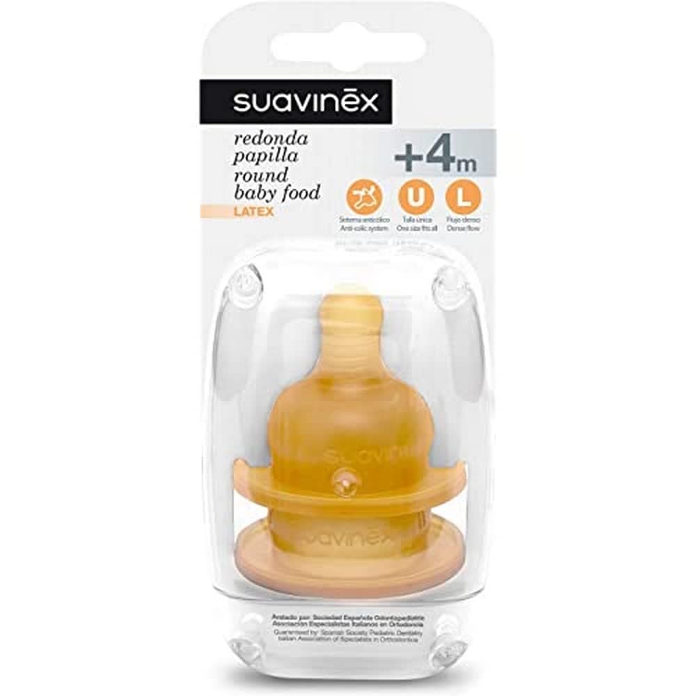 SUAVINEX 3150388 for Wide Neck Baby Bottles Teat Pack of 2)